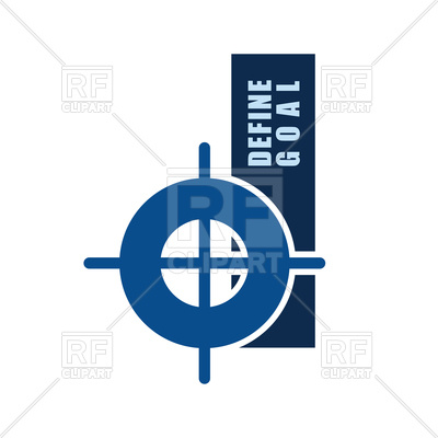 400x400 Define Goal Target Symbol