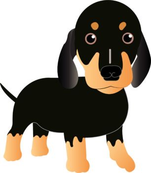 306x350 Free Dachshund Puppy Dog Clip Art All About Clip Art
