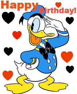 251x308 Donald Duck Clipart Birthday