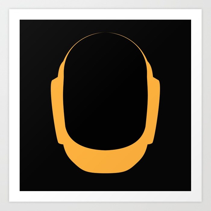 700x700 Daft Punk Guy Manuel Helmet Art Print By Allivanes Society6