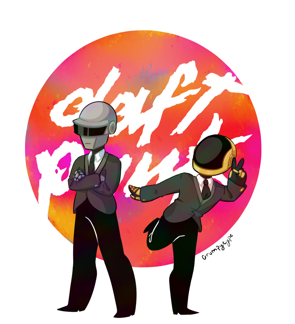 1024x1122 Daft Punk By Acceptable Trash