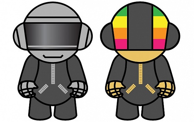 626x396 Daft Punk Dolls Vector Free Download