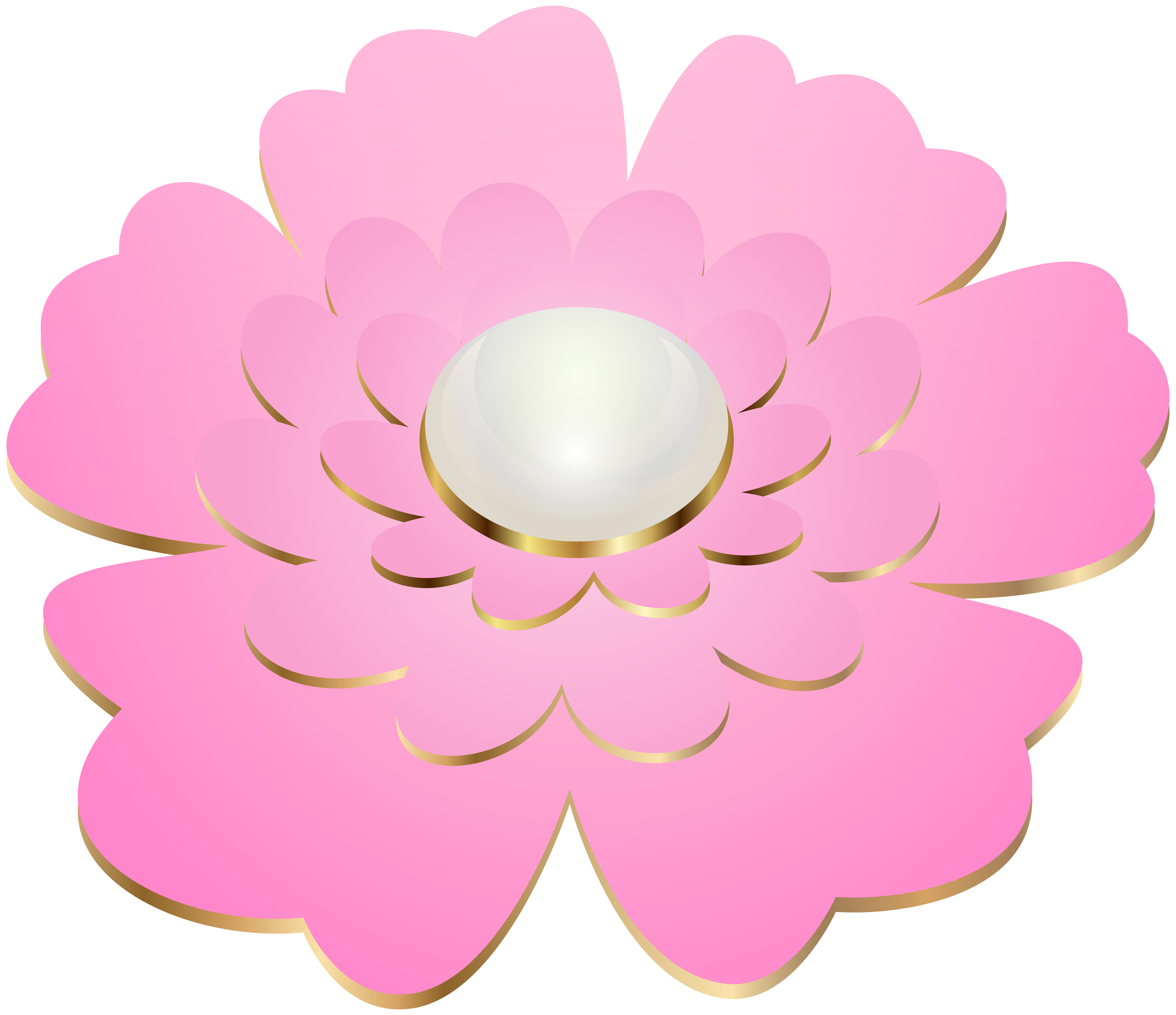 8000x6903 Pink Decorative Flower Transparent Clip Artu200b Gallery