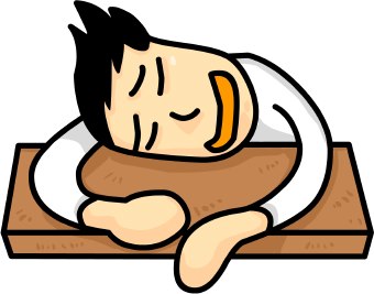 340x267 Sleeping Student Clip Art