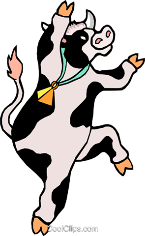 295x480 Cartoon Cow Royalty Free Vector Clip Art Illustration Anim0993