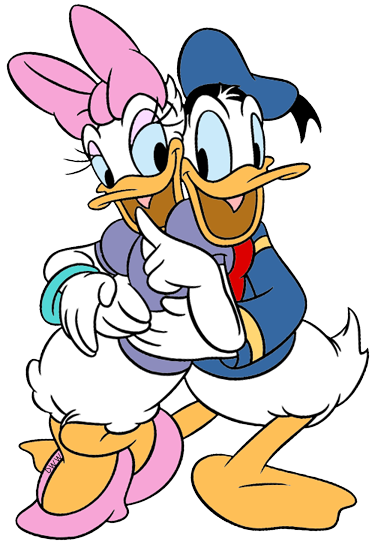 375x547 Donald Amp Daisy Duck Clip Art Disney Clip Art Galore