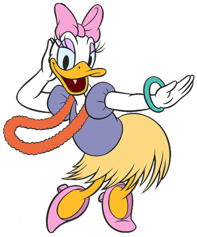 400x480 Beach Clipart Daisy Duck