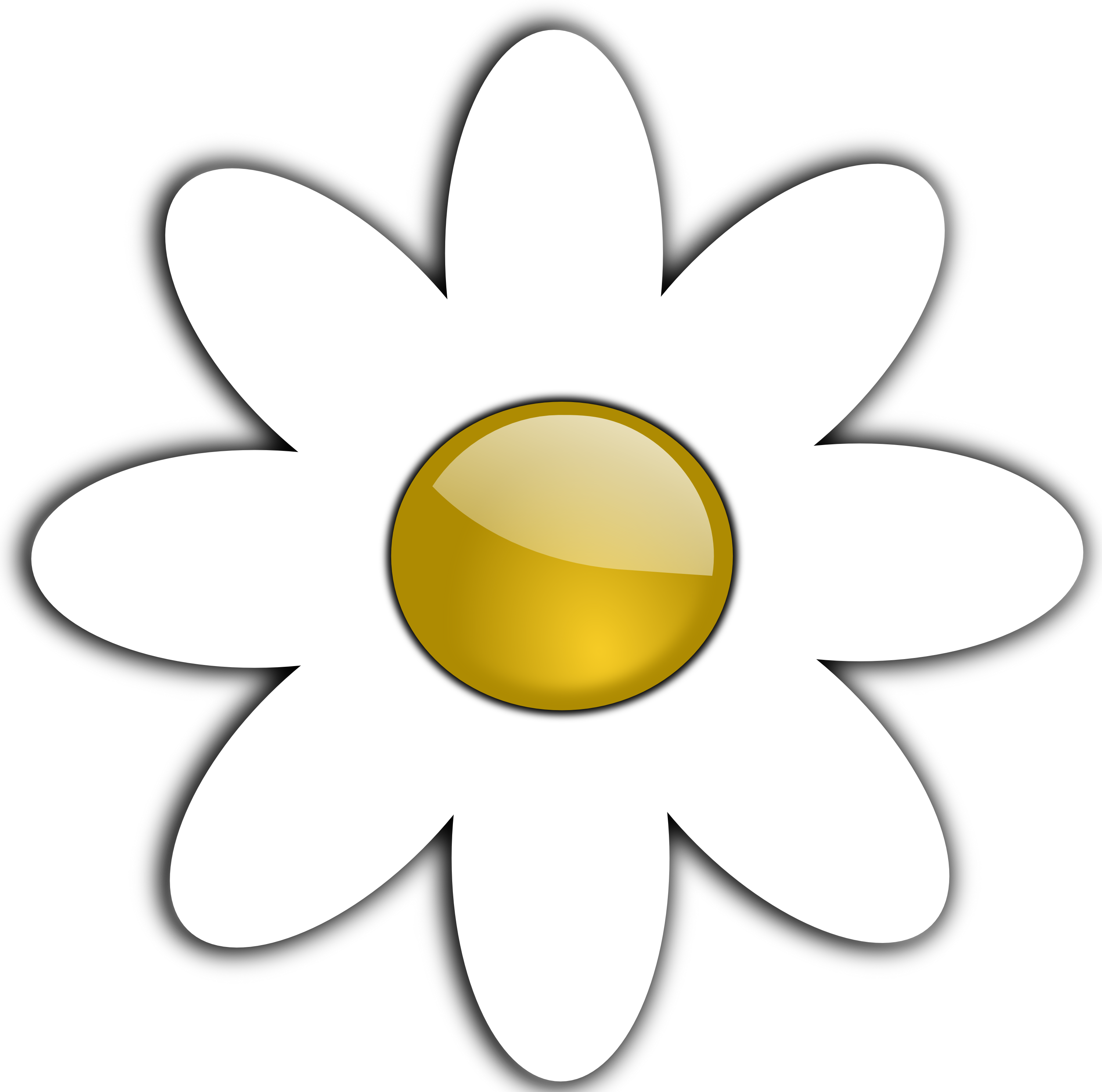 3000x2974 Daisy Clipart Black And White Clipart Panda