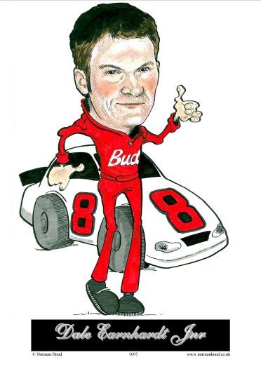 372x526 The Cartoonstore Nascar