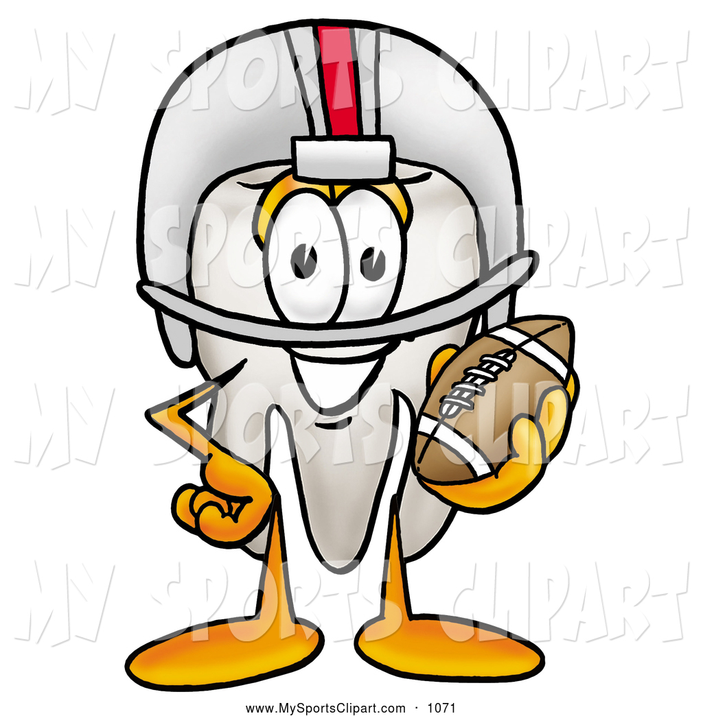 1024x1044 Sports Cliprt Of Friendly Tooth Mascot Cartoon Character In