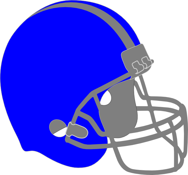 600x559 Helmet Clipart Blue Football Helmet Clip Art