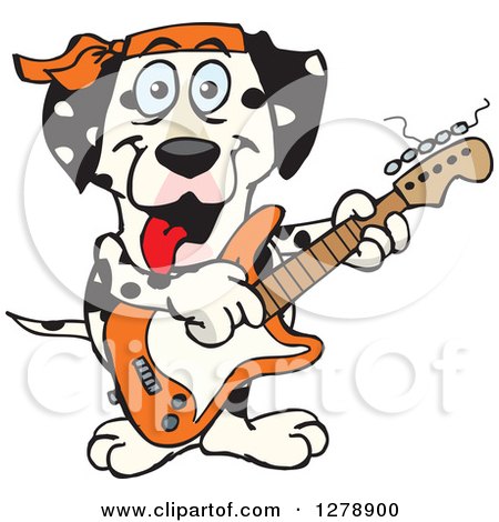 450x470 Clipart Of A Happy Dalmatian Dog Panting Over A Sign