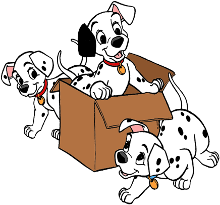 436x405 101 Dalmatians Puppies Clip Art 4 Disney Clip Art Galore