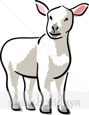 300x388 Easter Lamb Clipart