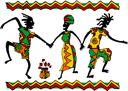 440x315 African Dancers Clipart