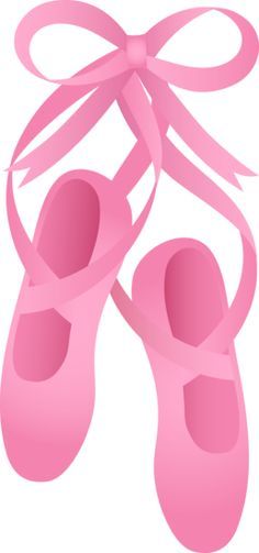 236x503 Free Clip Art Of Pretty Pink Ballet Shoes Ballet Shoes