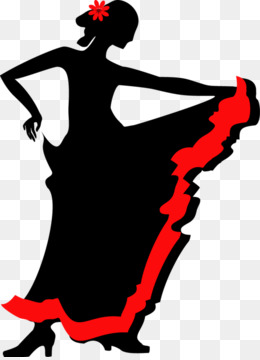 260x360 Group Dance Silhouette Clip Art