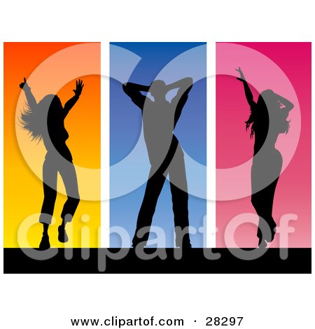 450x470 Royalty Free (Rf) Dance Team Clipart, Illustrations, Vector