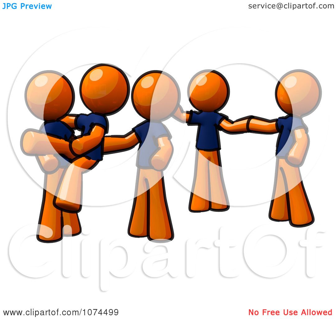 1080x1024 Clipart Orange Man Instructing A Dance Team