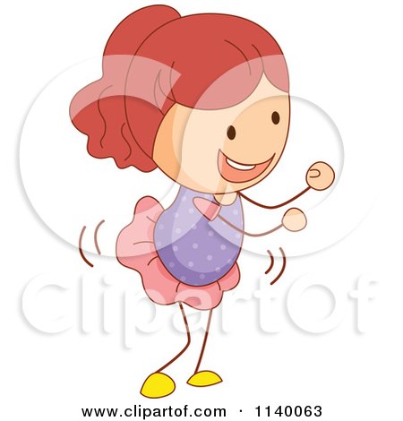 450x470 Royalty Free (Rf) Dancing Girl Clipart, Illustrations, Vector