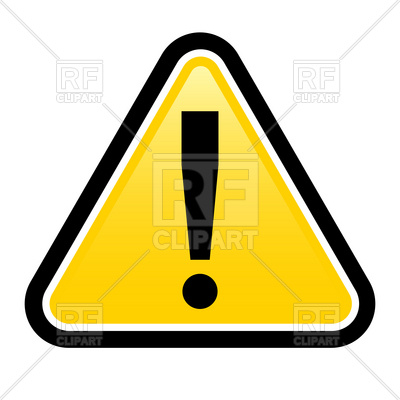 400x400 Danger Warning Sign Royalty Free Vector Clip Art Image