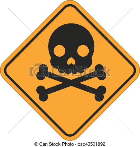 450x470 Skull And Crossbones Symbol, Danger Sign. Vector Eps Vectors