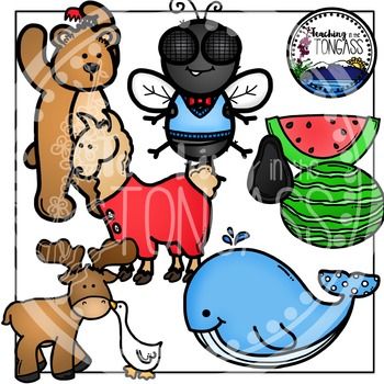 350x350 Down By The Bay Clipart Watermelon Slices And Moose