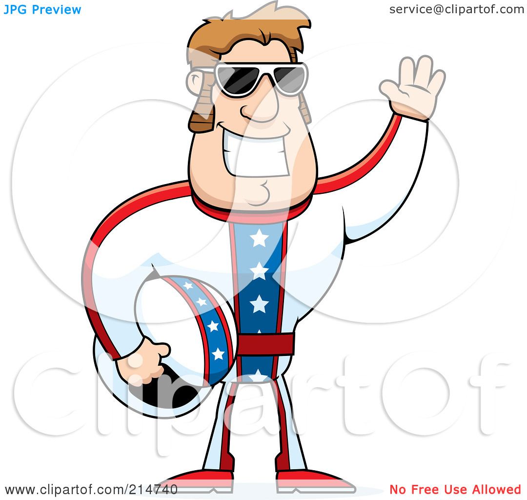 1080x1024 Royalty Free (Rf) Clipart Illustration Of A Strong Dare Devil Man