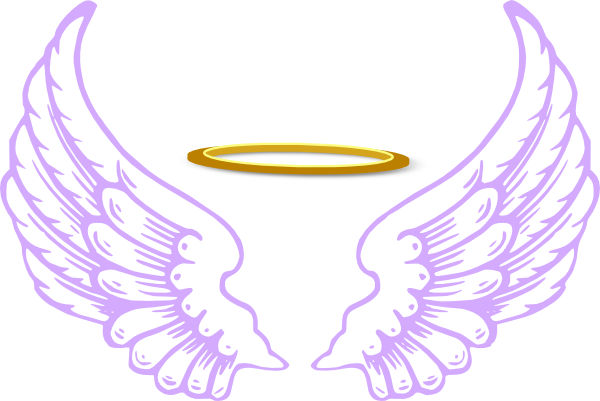 600x401 Clipart Of Angels With Halos Dark Angel Halo Pencil And In Color