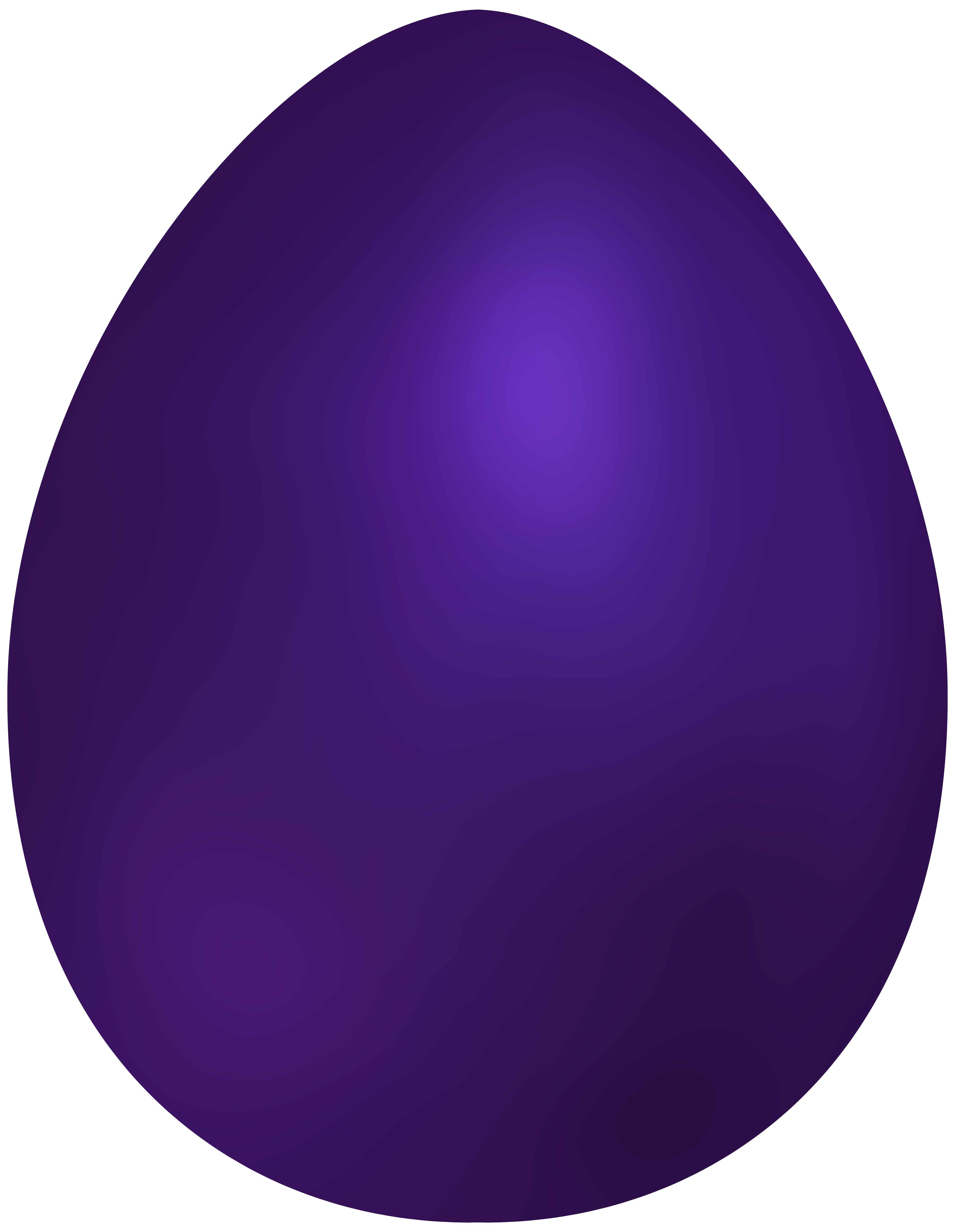 3879x5000 Dark Purple Easter Egg Png Clip Art