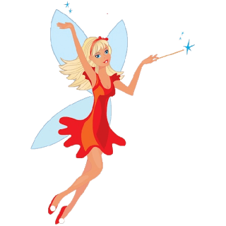 320x320 Fairy Flying Cliparts