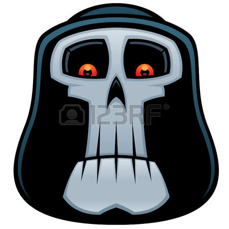 450x450 Reaper Clipart Halloween Skull