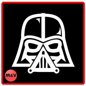 300x300 Star Wars Darth Vader Helmet Stickers X2, Laptopxboxps4wall Ebay