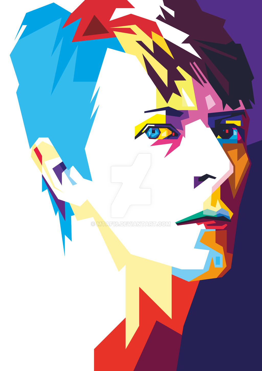 1024x1448 David Bowie By Mtaf16