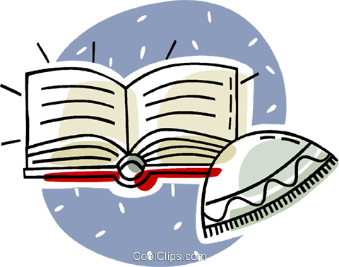 480x378 Book Of David, Yarmulke Royalty Free Vector Clip Art Illustration