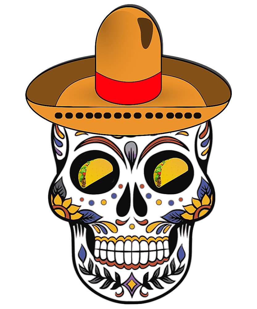 833x1000 Cute Day Of The Dead Skull