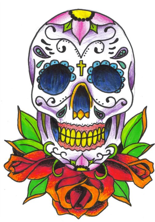 504x719 Best Photos Of Day Of The Dead Skulls