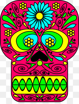 260x340 Calavera Day Of The Dead Human Skull Symbolism Clip Art