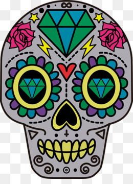 260x360 Calavera Skull Day Of The Dead Clip Art