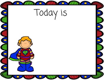 350x270 Superhero Days Of The Week By Brittany Mischner Tpt