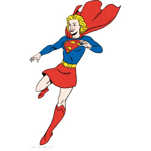 500x500 Super Girl Clipart Original