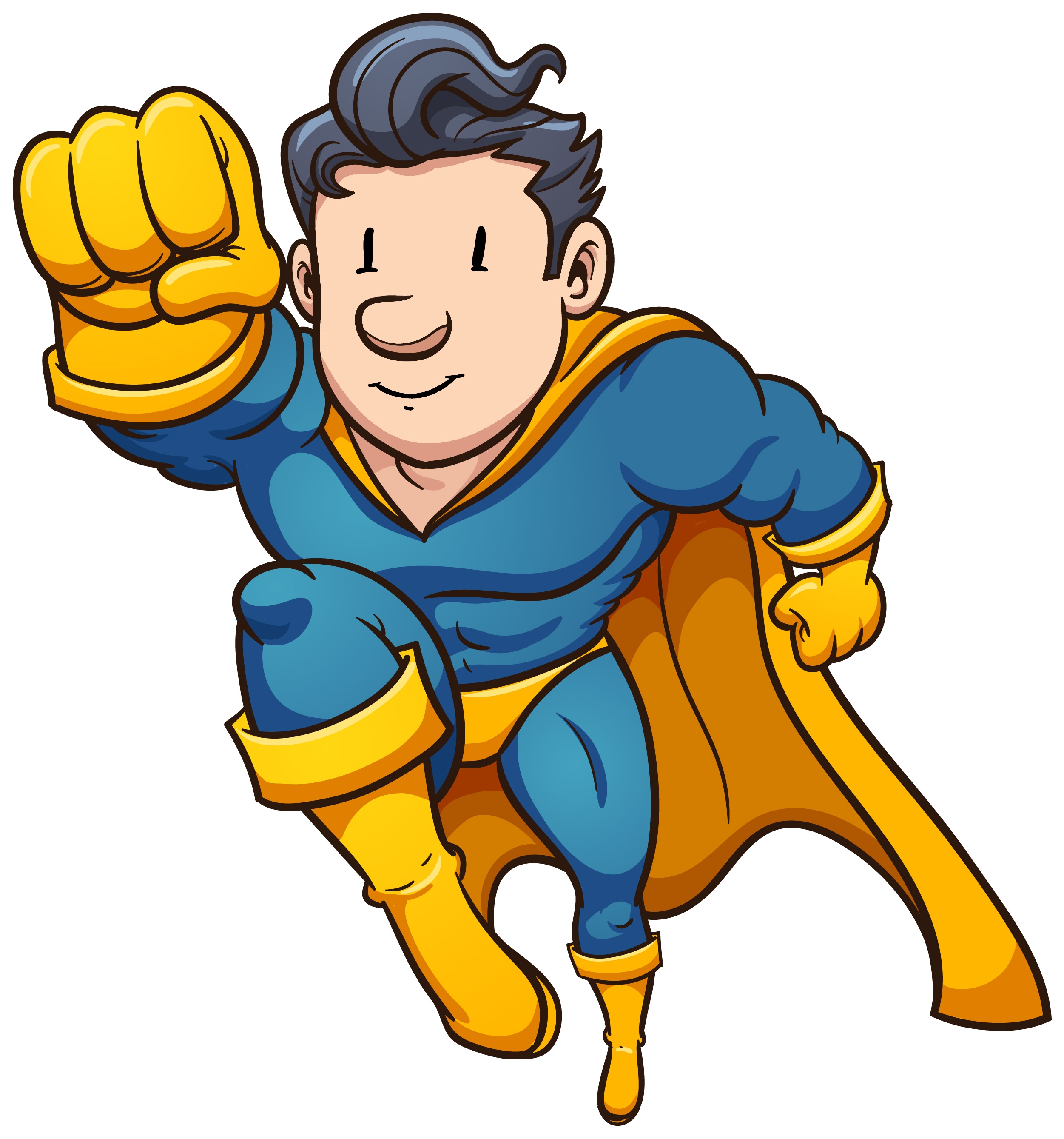 2502x2677 Superhero Clip Art