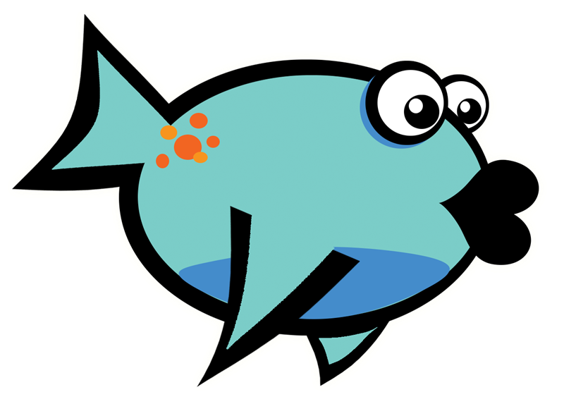 800x573 Dead Cartoon Fish Group