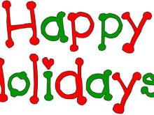 220x165 Free Happy Holidays Clip Art Happy Holidays Clip Art Free