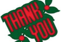 200x140 Christmas Thank You Clipart Holiday Greetings December Holidays