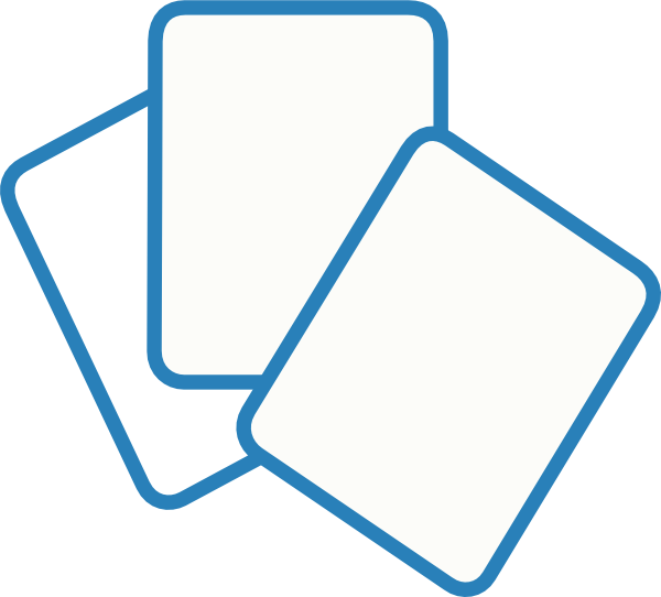 600x542 Card Deck Blue Clip Art