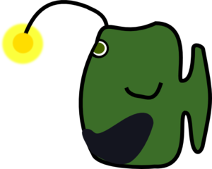 300x240 Deep Sea Fish Clip Art