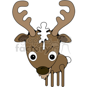 300x300 Royalty Free Buck Deer 387257 Vector Clip Art Image