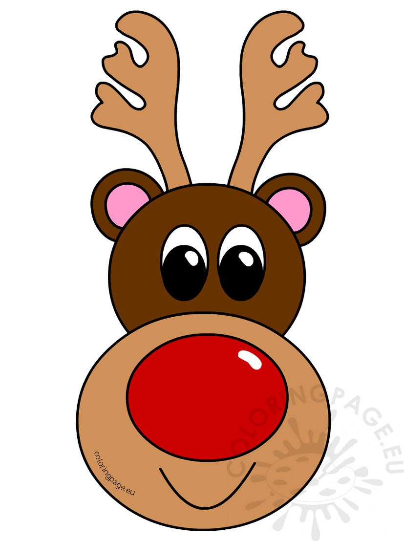 827x1107 Reindeer Head Clipart Clip