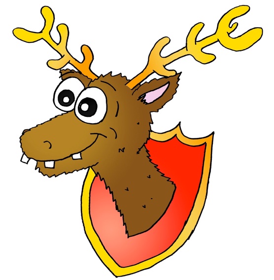 556x568 Stag Clipart